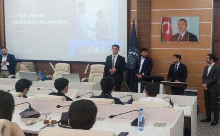 “McKinsey&Company”nin nümayəndələri ISE tələbələri ilə görüşüblər
