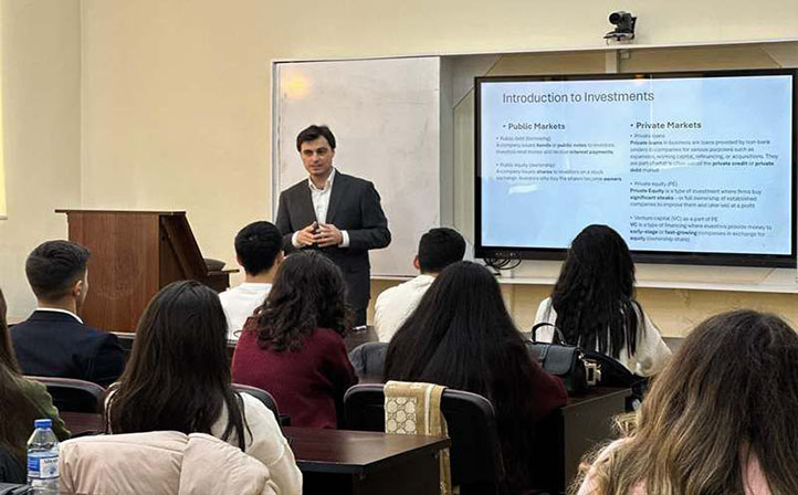 ISE-də özəl və ictimai bazarlar mövzusunda maarifləndirici görüş keçirilib