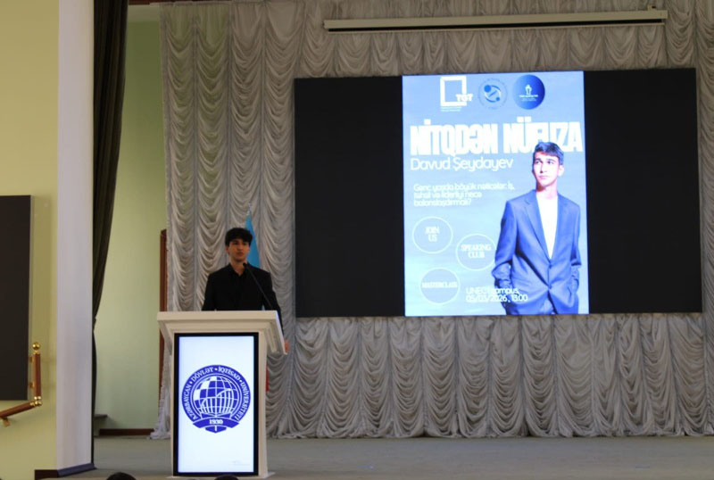 “Nitqdən nüfuza” seminarı tələbələrin böyük marağına səbəb olub